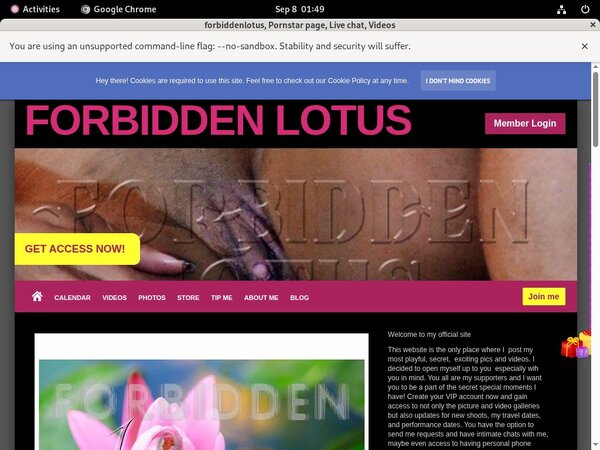 Access Forbiddenlotus.com Free