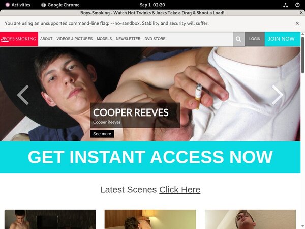 Account Boys Smoking