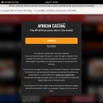 African Casting Billing Form
