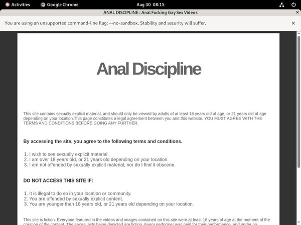Analdiscipline.com Discount Offer 2018