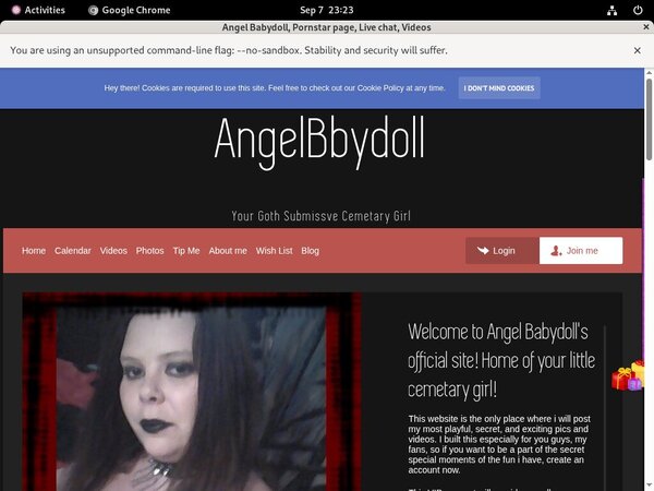 Angelbabydoll.modelcentro.com Webcam
