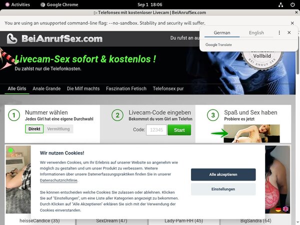 Bei Anruf Sex Accounts Password