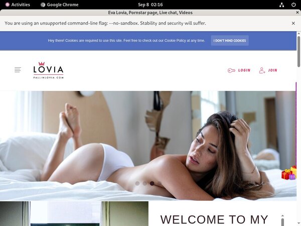 Eva Lovia Password