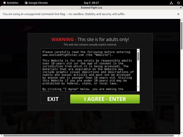 Evolved Fights Lez Discount Password
