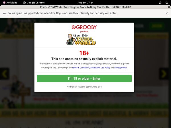 Free Franks T-Girl World Account Passwords