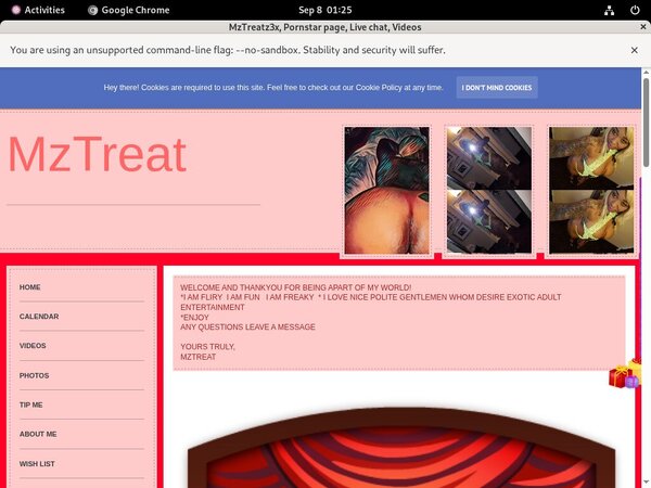 Free MzTreatz3x Video
