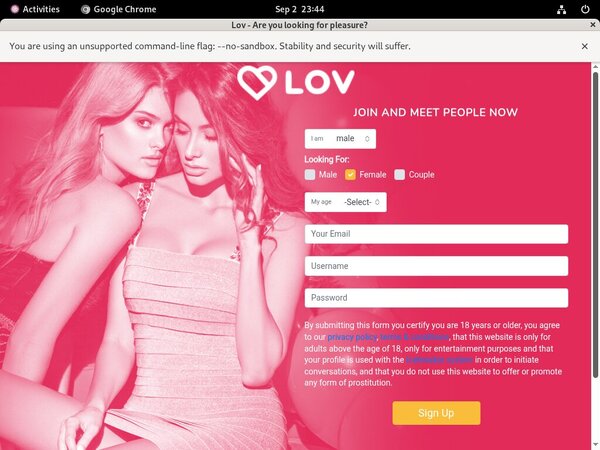 Free Trial LOV Membership