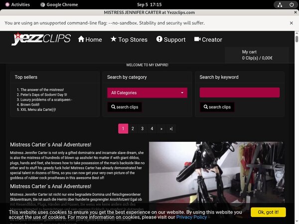 Free User For Mistress Jennifer Carter