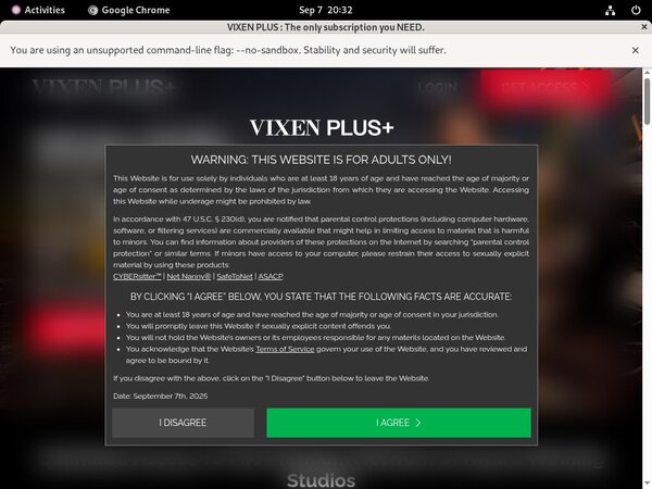 Free Vixen Plus Trial Deal