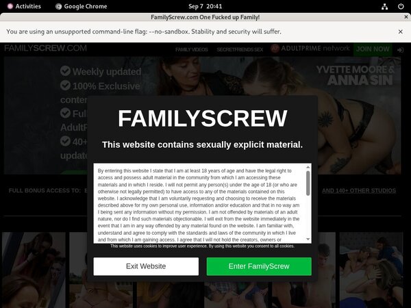 Get A Free Familyscrew Account
