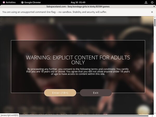 Get Subspaceland.com Trial Membership