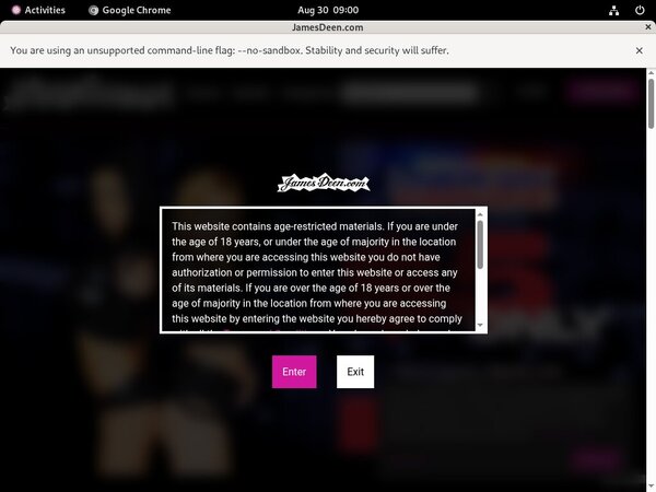 Jamesdeen.com Password Site