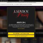 Ladyboypussy Network Password