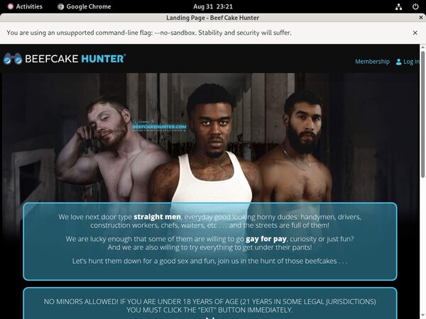 Login Beef Cake Hunter