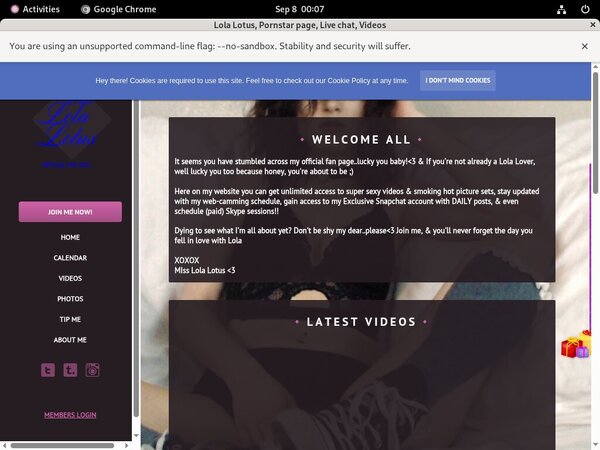LolaLotus Account New