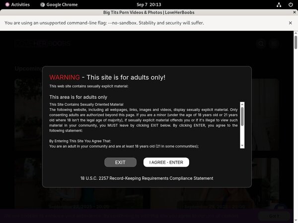 Loveherboobs.com Working Passwords