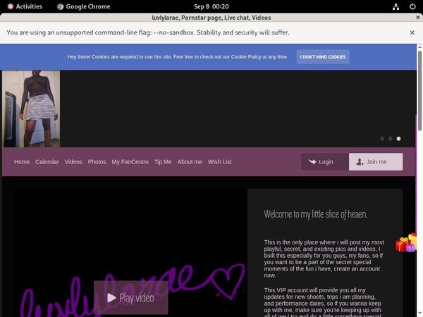 Luvlylarae.modelcentro.com Bondage