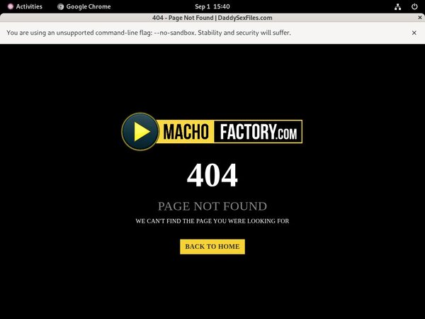 Machofactory Accont