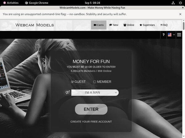 Models Webcam Membership Trial