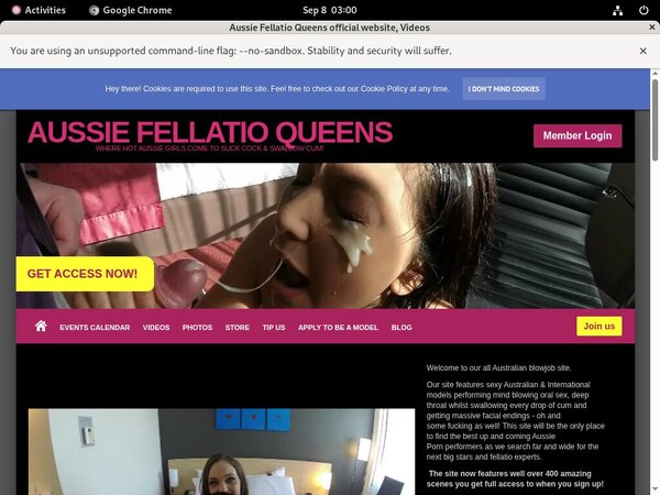 New Aussiefellatioqueens.com Password