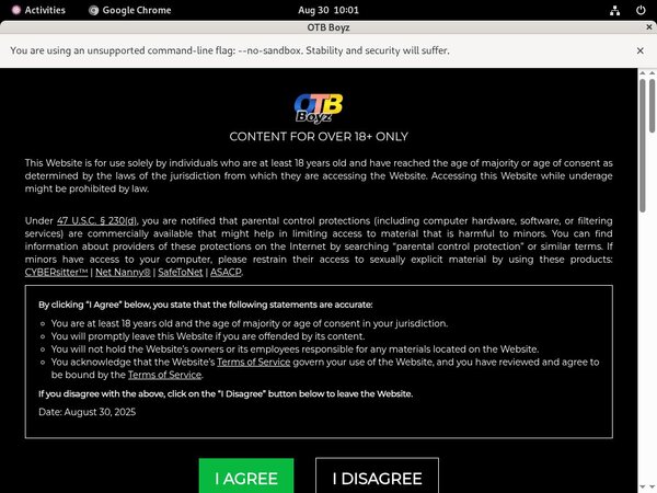 OTB Boyz Member Discount