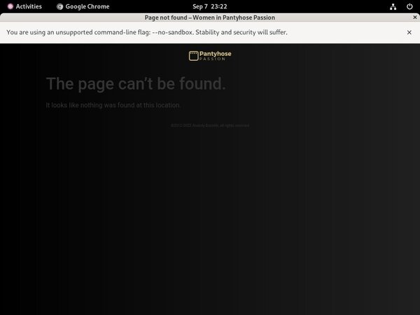 Pantyhose Passion New Movies