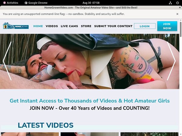 Premium Account Homegrownvideo.com Free