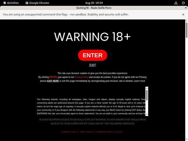 Sexting18.com Password Bugmenot