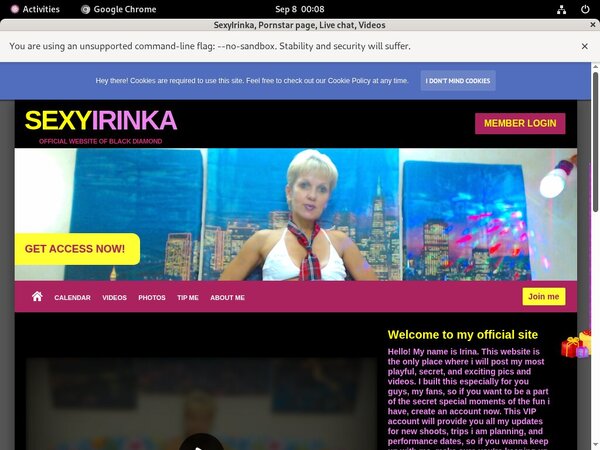 Sexyirinka.modelcentro.com Free Videos