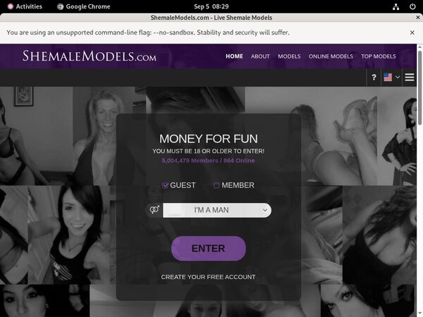 Shemalemodels User Pass