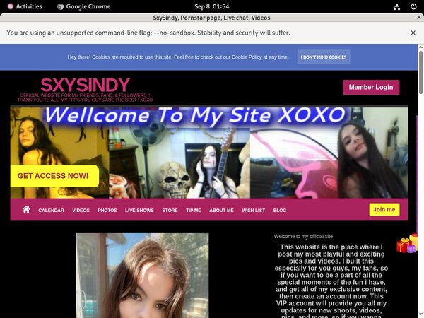 SxySindy Login Pass