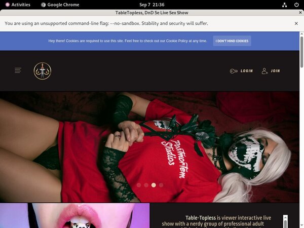 TableTopless Membership Trial