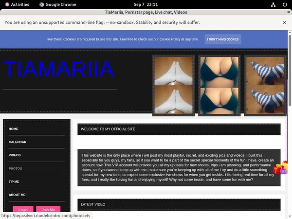 TiaMariia Login Ids