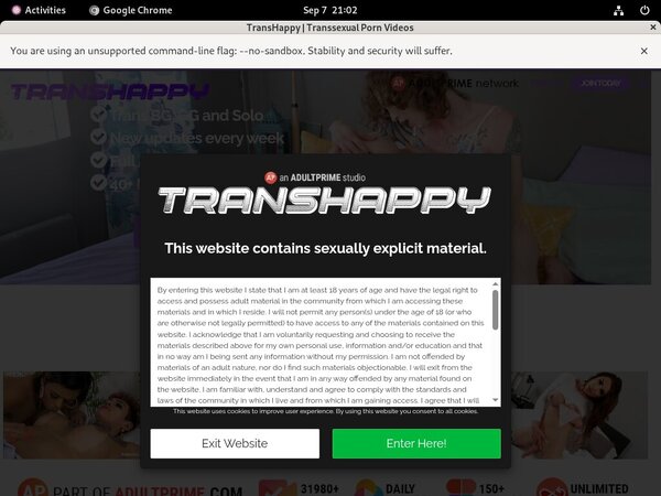 Trans Happy For Tablet