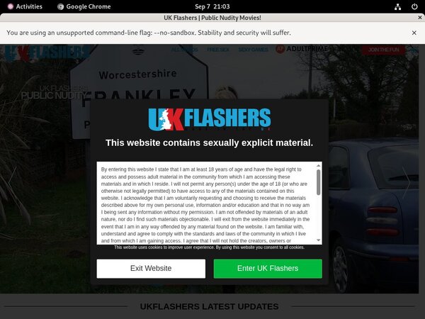 Ukflashers Free Trial Account