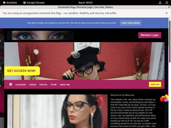 Videos Anastasiavegax.modelcentro.com