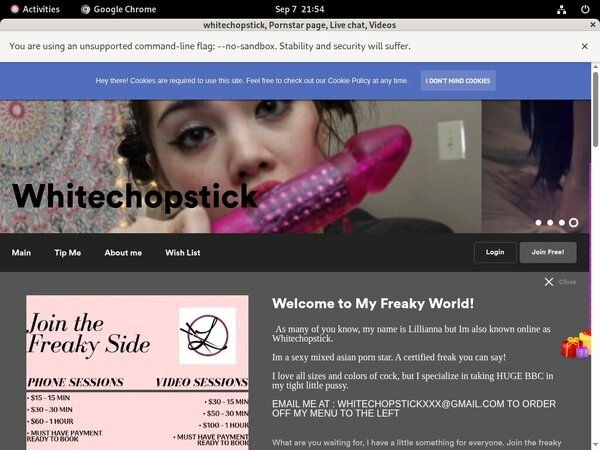 Whitechopstick.com Lesbian