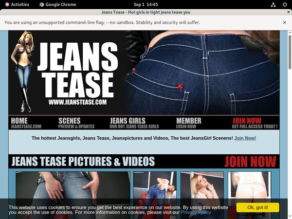 Jeanstease Videos