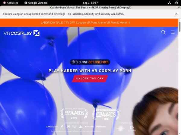 VR Cosplay X Paypal Checkout