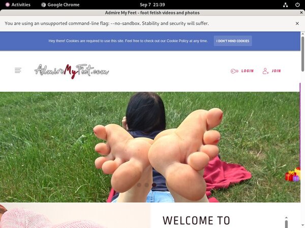 Admire My Feet Free Trial Coupon